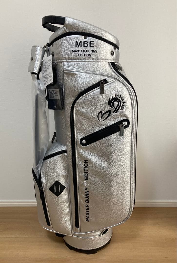 新品 パーリーゲイツ マスターバニー 【原プロアイコン】キャディバッグ 銀 限定