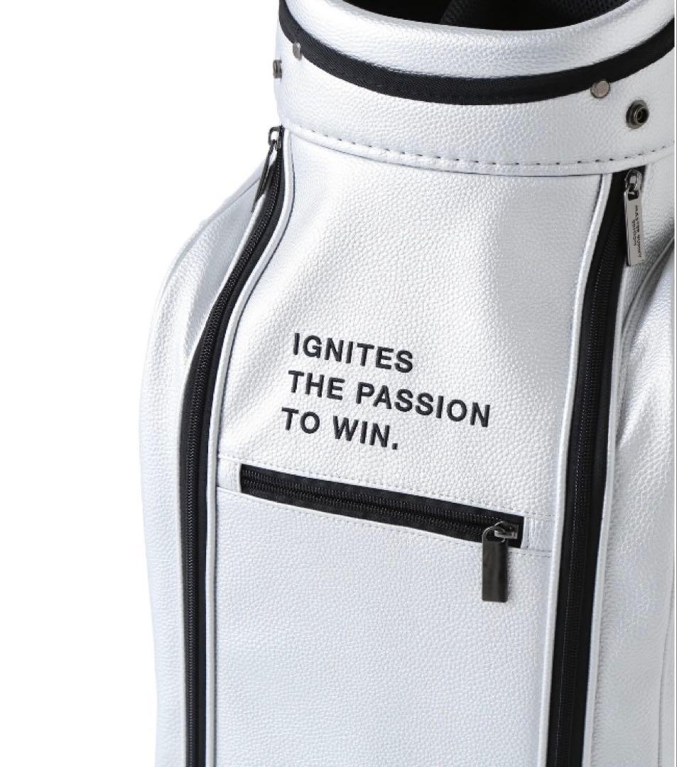 新品 パーリーゲイツ マスターバニー 【原プロアイコン】キャディバッグ 銀 限定