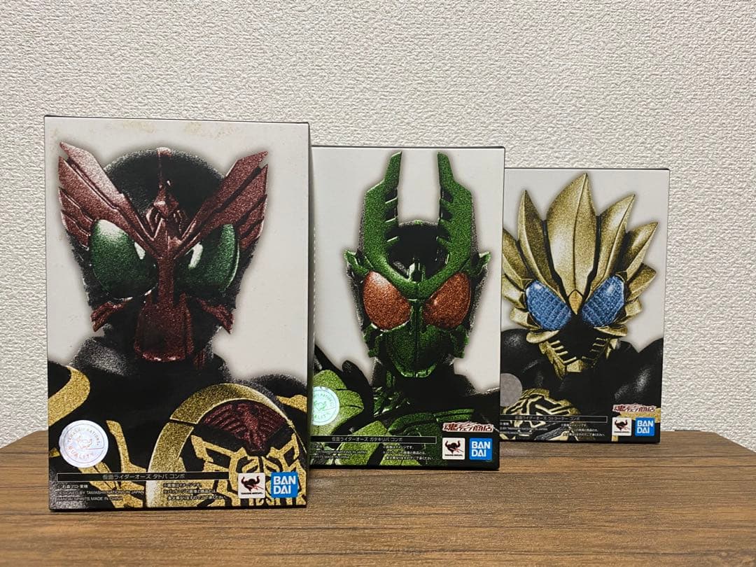 S.H.Figuarts 真骨頂 仮面ライダーオーズ 3種セット