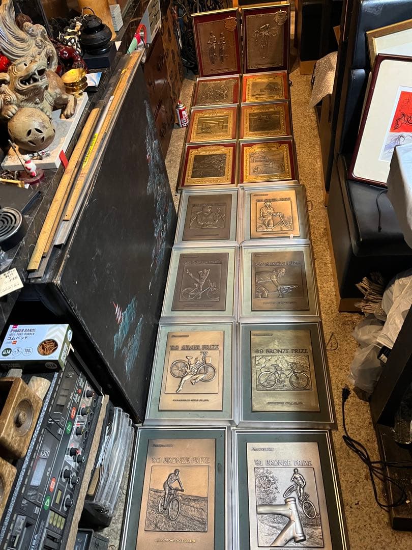 Taoブリヂストン看板、16枚ブリヂストン表彰額、ブリヂストン記念看板、