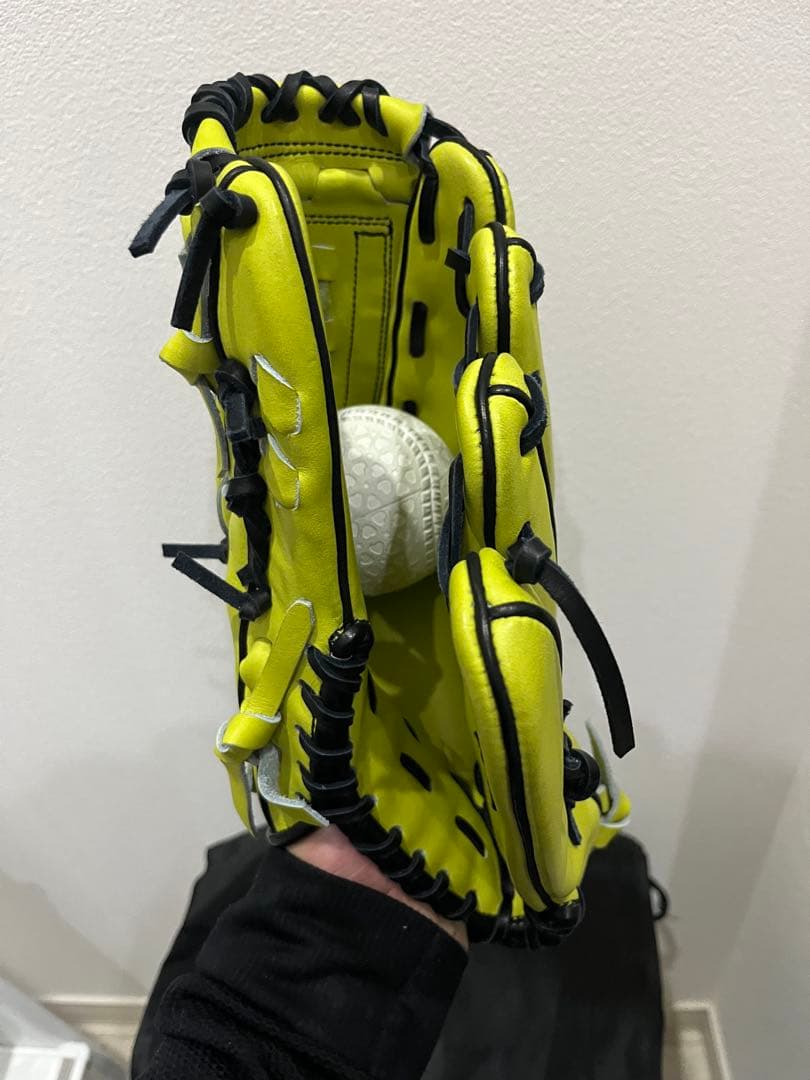 山本グラブスタジオ　硬式投手用グローブ　小指2本入れ　オーダー