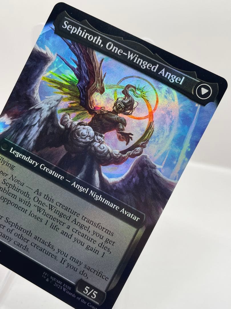 バンドル限定 mtg 威名のソルジャー、セフィロス 英語 拡張FOIL FF