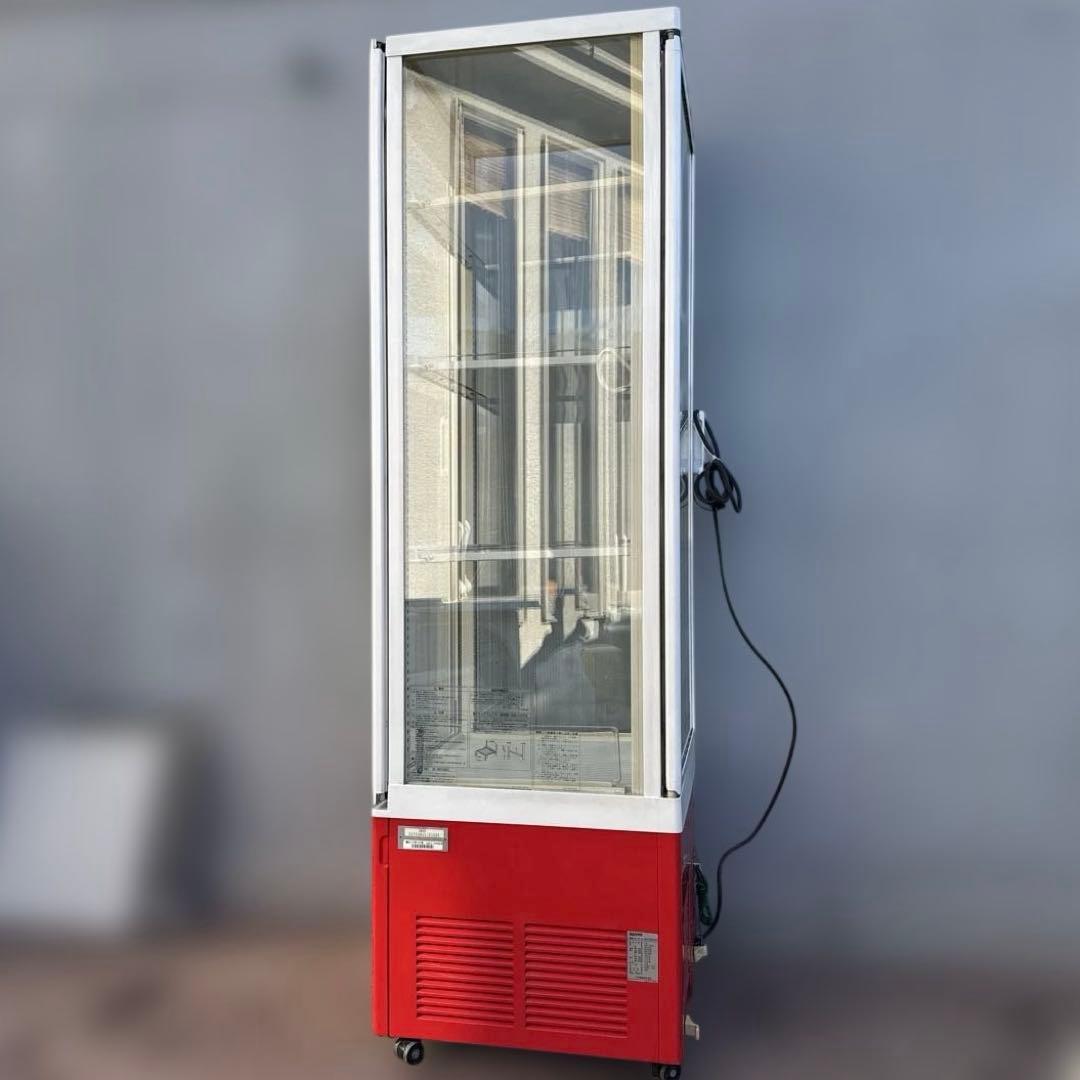 SANYO 冷蔵・温蔵 4面ガラス ショーケース コカコーラタイプ