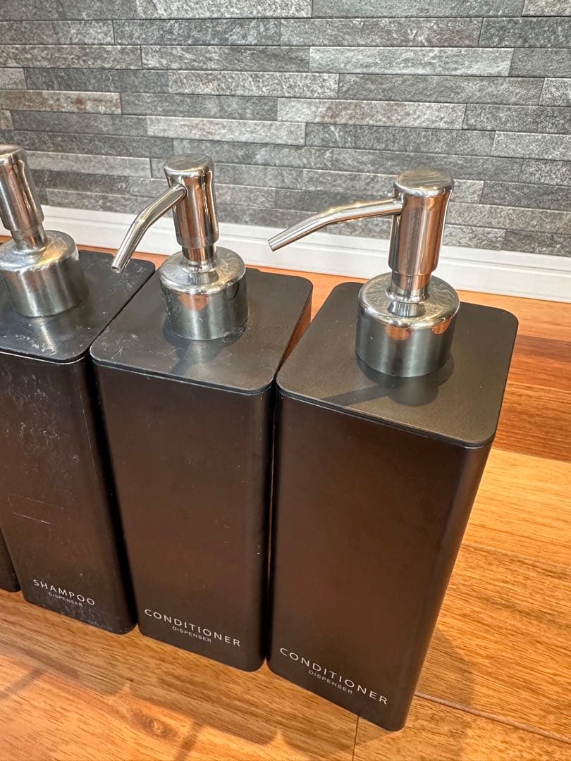 山崎実業(Yamazaki) マグネットツーウェイディスペンサー ブラック