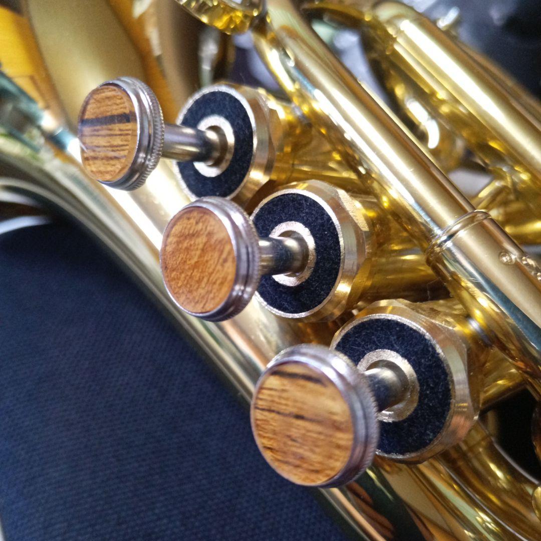 C管 ポケットランペット キャロルブラス QueenBrassサイレントブラス付