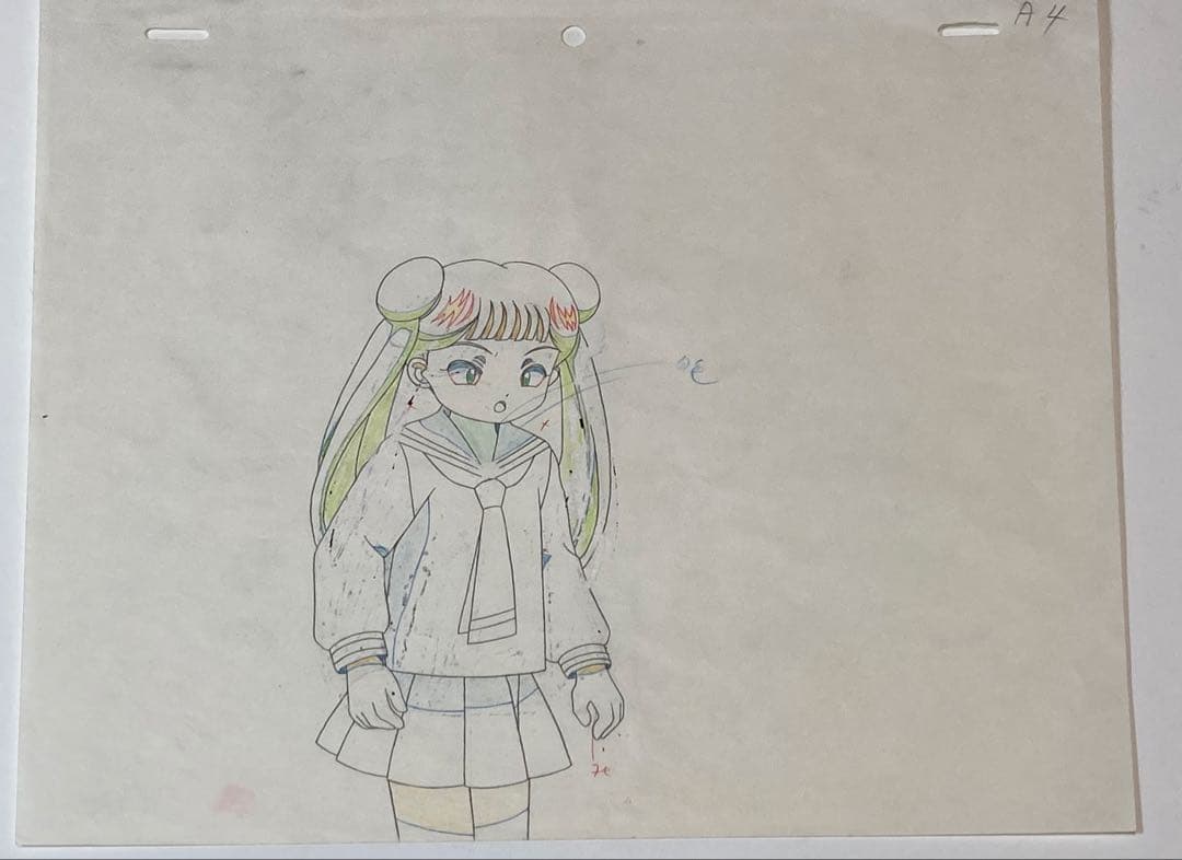 d６０　カードキャプターさくらセル画【さくら達四人】動画・背景画付き