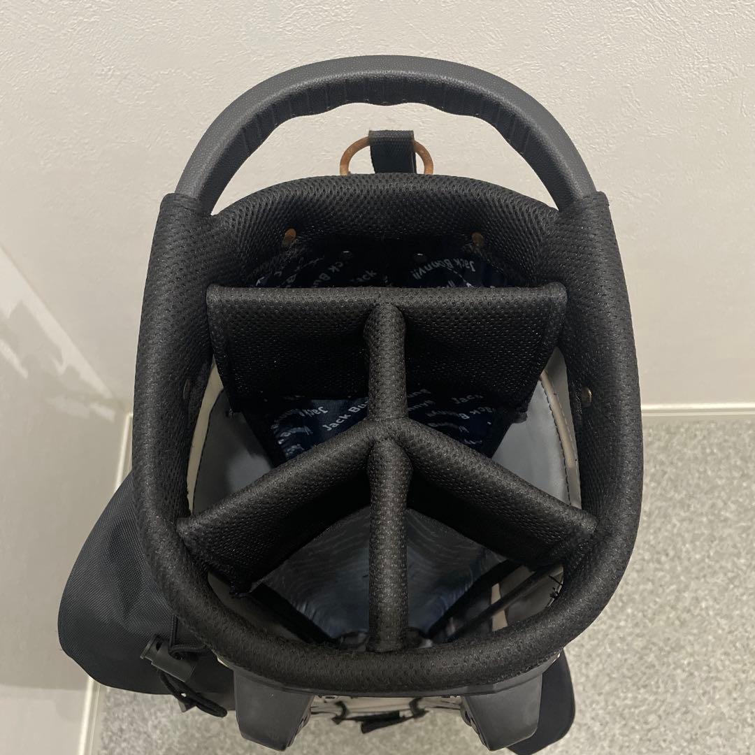 JACK BUNNY キャディバッグ スタンド式 9型 軽量 5分割 ゴルフ