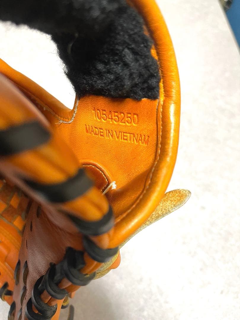 ZETT 軟式グローブ オレンジ　源田モデル　プロステイタス