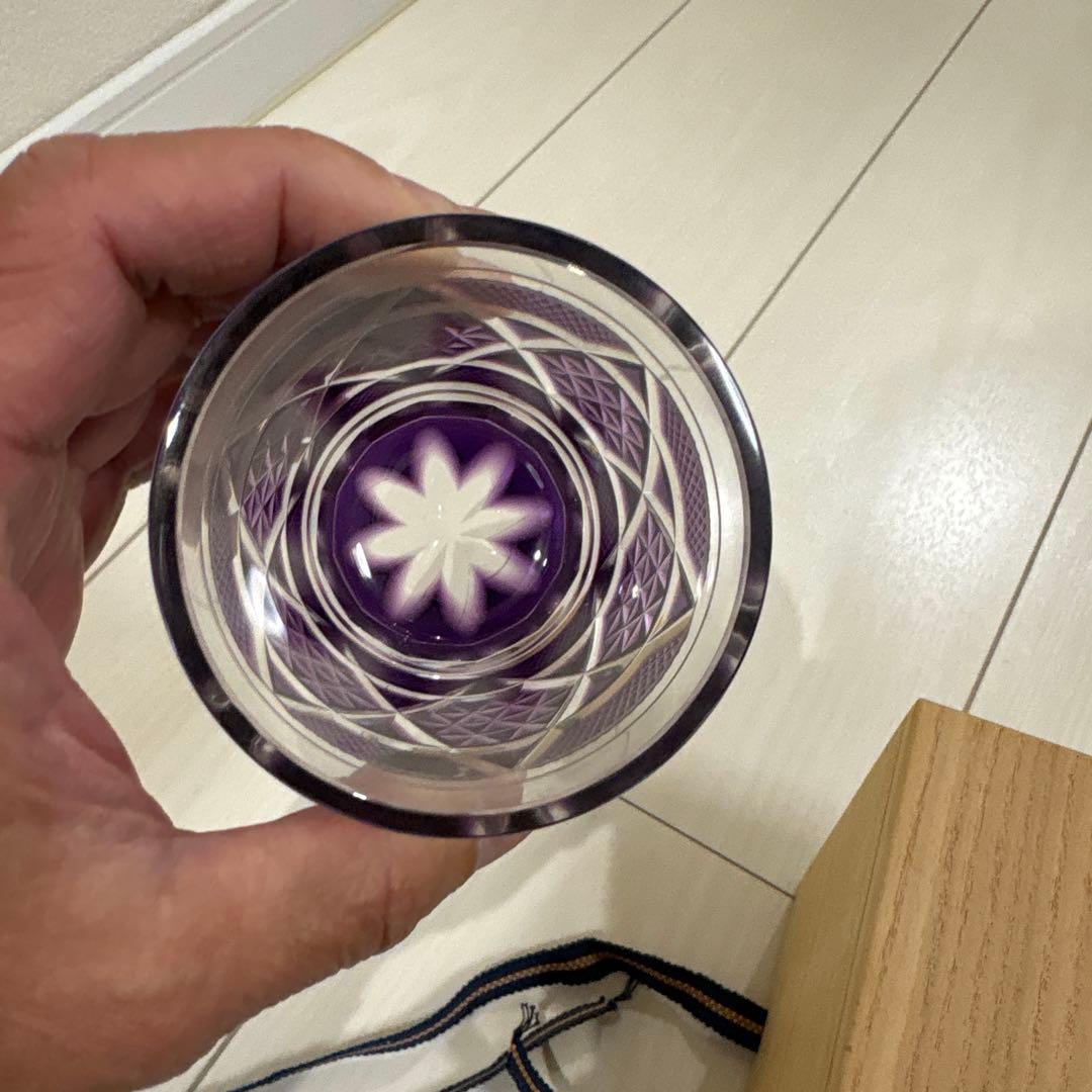 [未使用] 島津薩摩切子　色被せガラス　オールドファッションズタンブラー