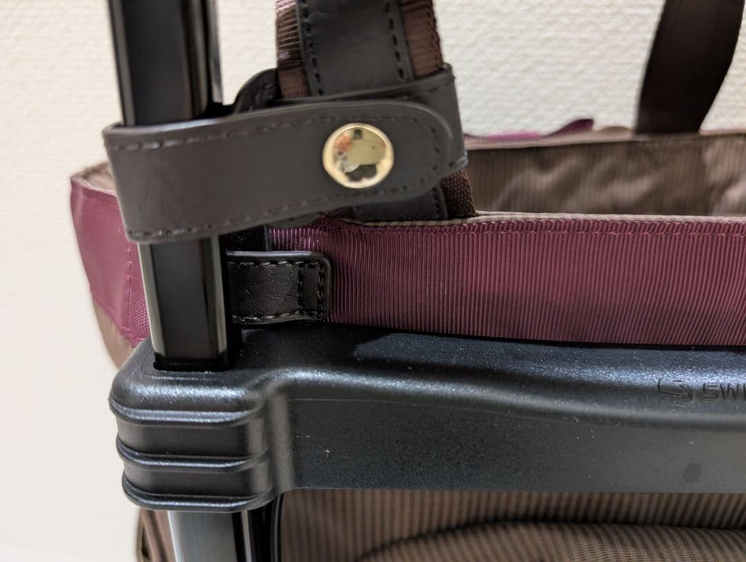 美品✨️SWANYアウトフレーム キャリーカート　4輪ストッパー