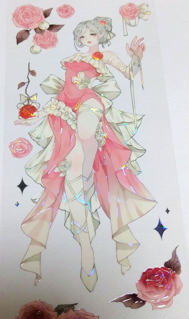 ✩再販✩J757＃霓虹(贝壳光)Likey切り売り海外人物マステ女の子