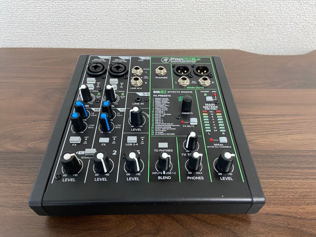 Mackie PROFX6v3 ミキサー オーディオインターフェース 箱付き