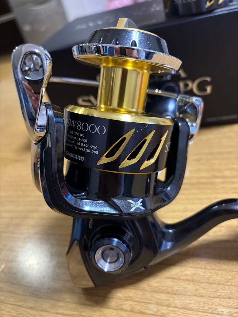 【美品】SHIMANO 13STELLA SW8000PG＆10000スプール付