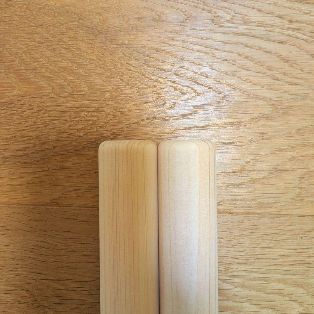 軽くて使いやすいグラインダーマンのヒノキバチ新品 和太鼓バチ 10組(20本)