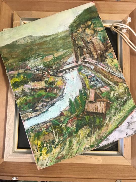 現代洋画家 吉本哲 風景画 実生会創立委員 元大調和運委 文化大臣賞