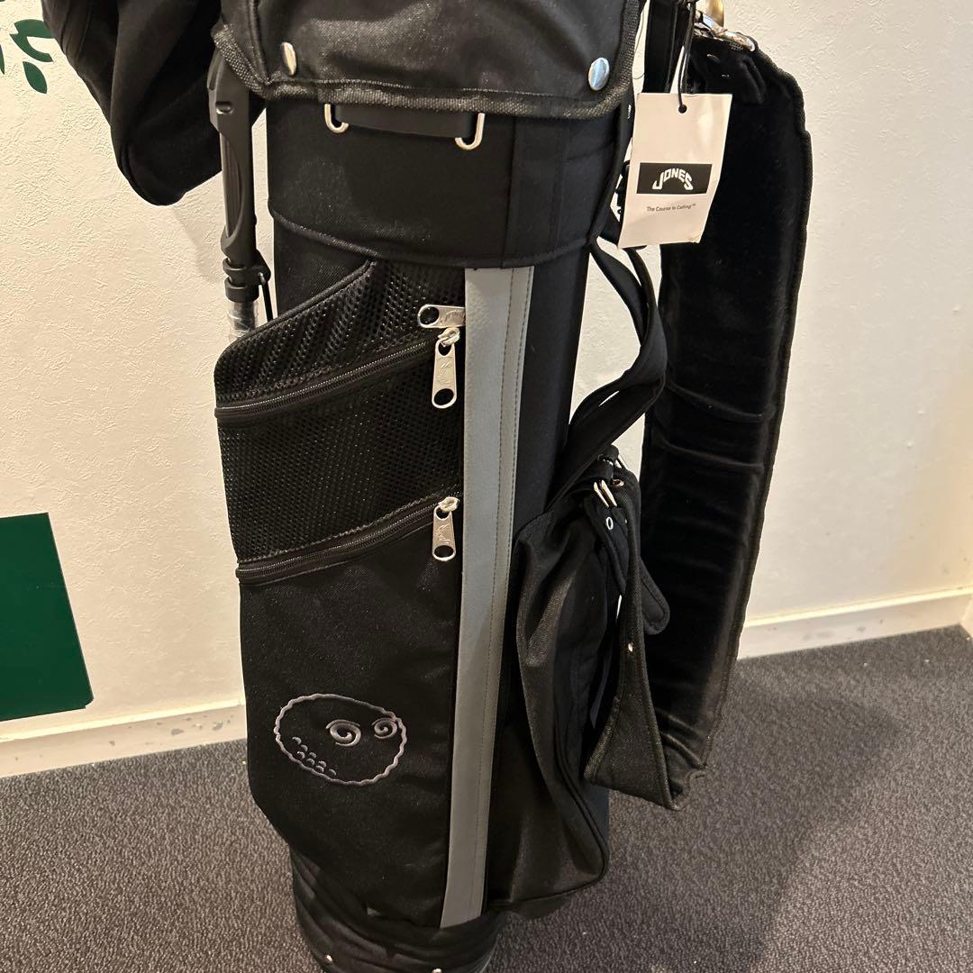 MALBON x JONES SPORTS コラボ　ブラックキャディバッグ
