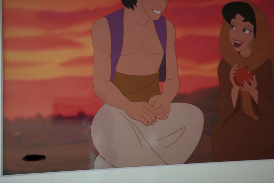 アラジン＆ジャスミン【Sunset Romance】サンセットロマンス　セル画