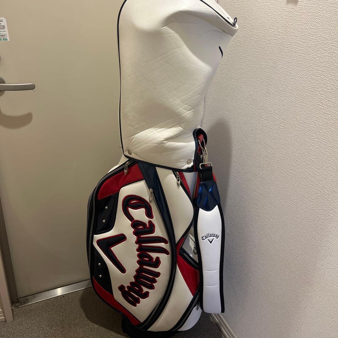 Callaway キャディバッグ ホワイト/レッド 直接手渡し価格です