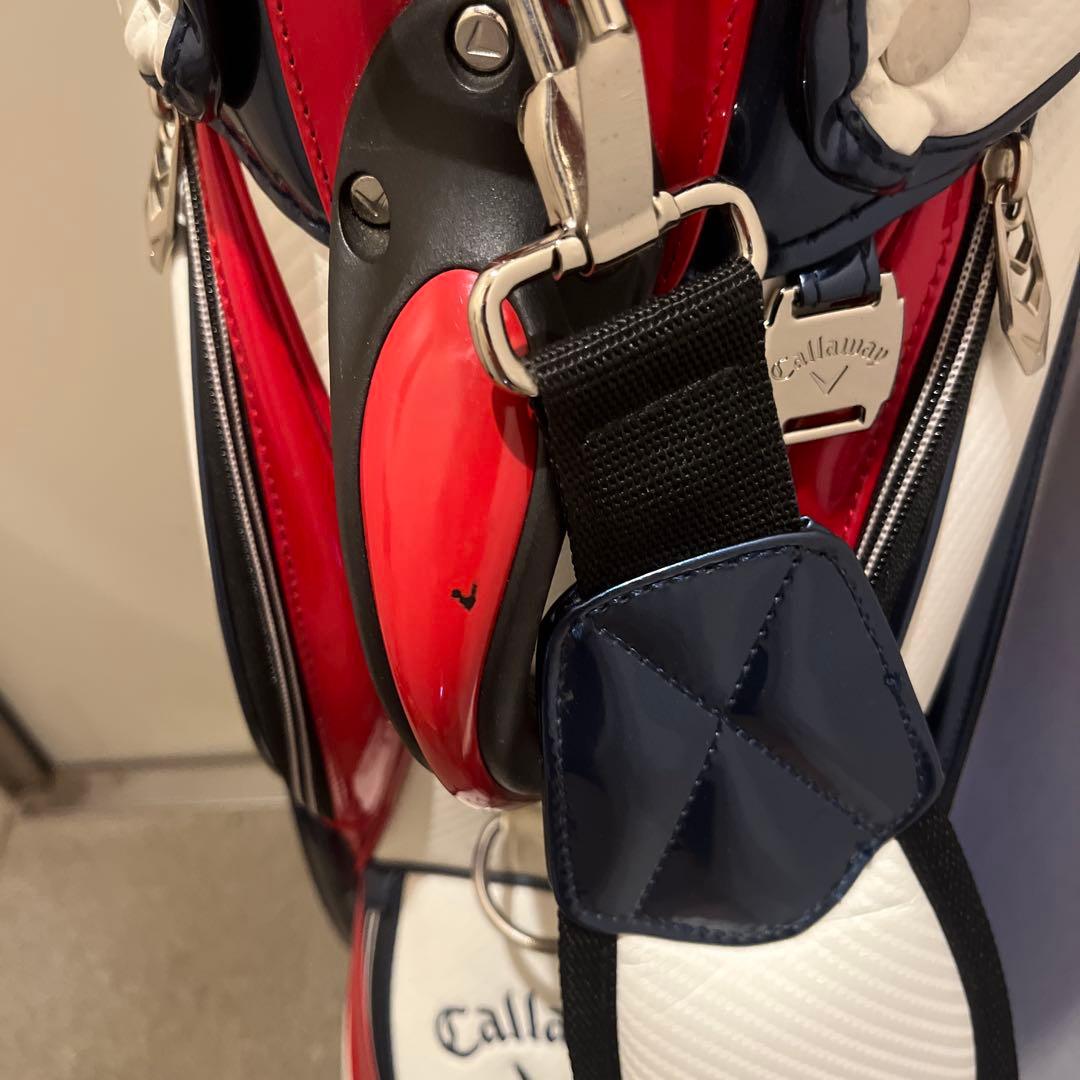Callaway キャディバッグ ホワイト/レッド 直接手渡し価格です