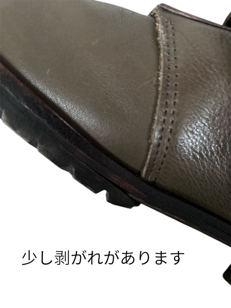 ジャンク品メンズ　ブーツ　 ツイン T2[in] ブラウン ミリタリーブーツ