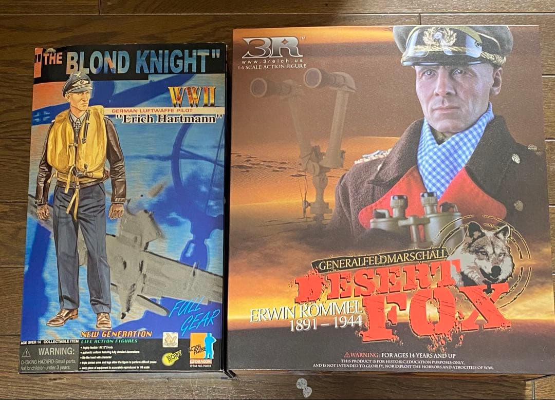 正規品】3R DID社製　エルヴィン・ロンメル、エーリヒ・ハルトマン