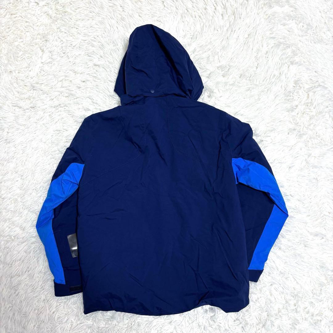 新作 ゴールドウィン Goldwin スノボウェア セットアップ ブルー キッズ