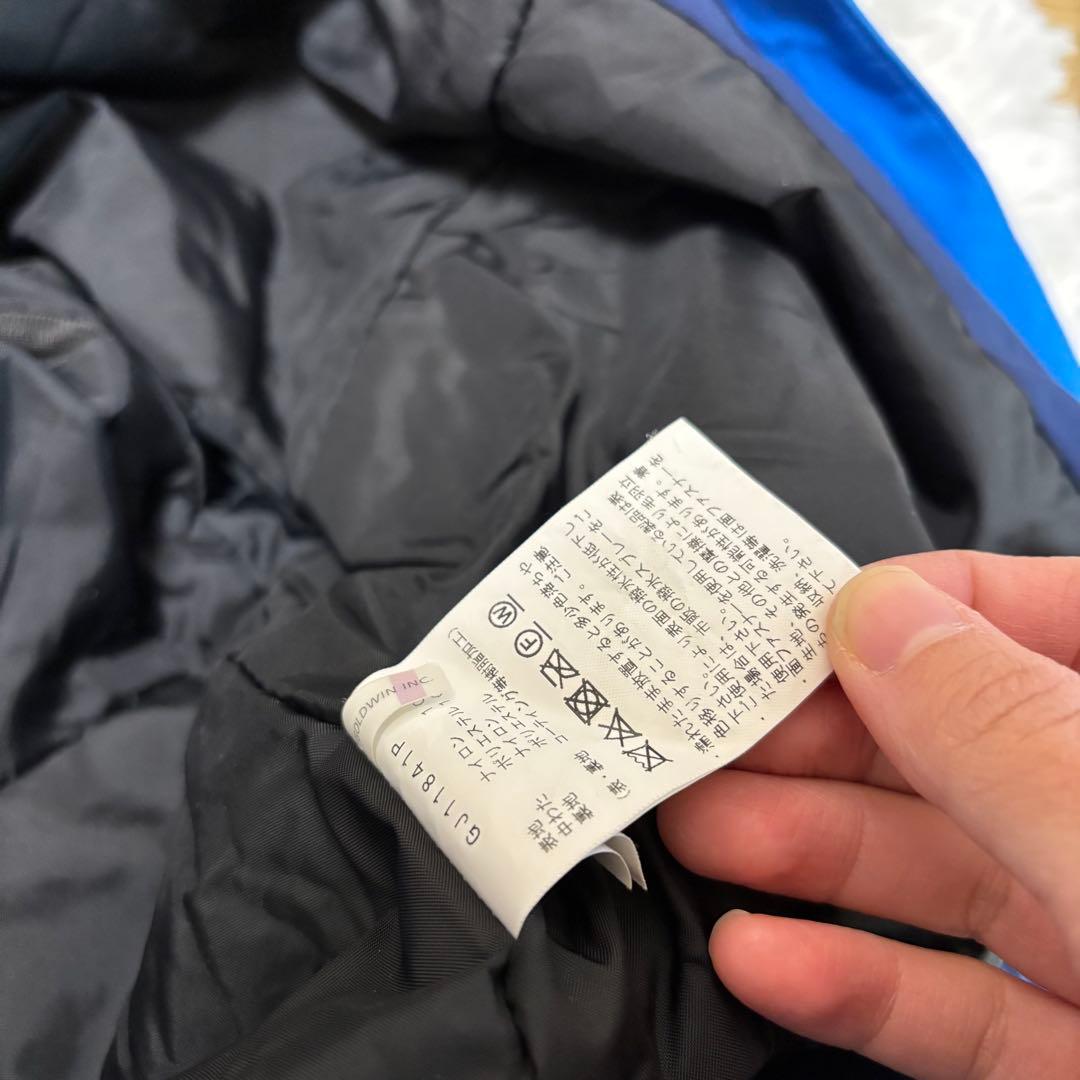 新作 ゴールドウィン Goldwin スノボウェア セットアップ ブルー キッズ