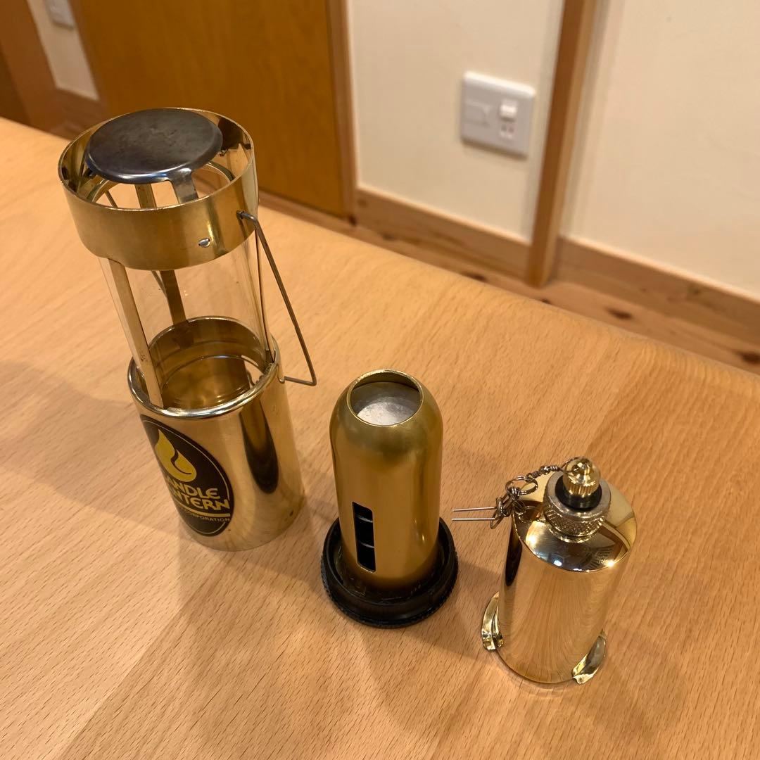 【雪丘工房】オイルカートリッジ＋【UCO】キャンドルランタン ブラス（真鍮）