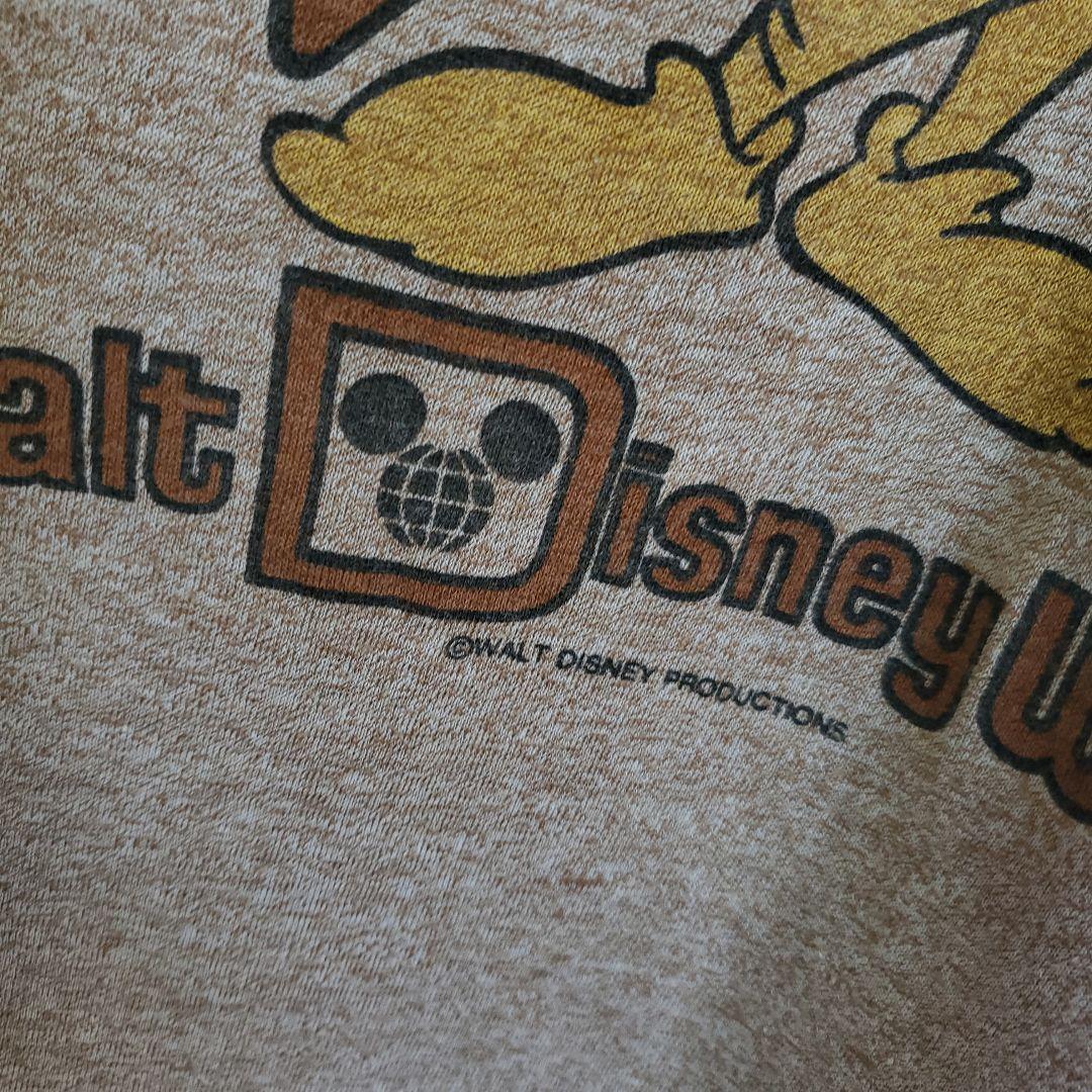 希少 70s Disney　ディズニー　ミッキーマウス　ラグラン Tシャツ