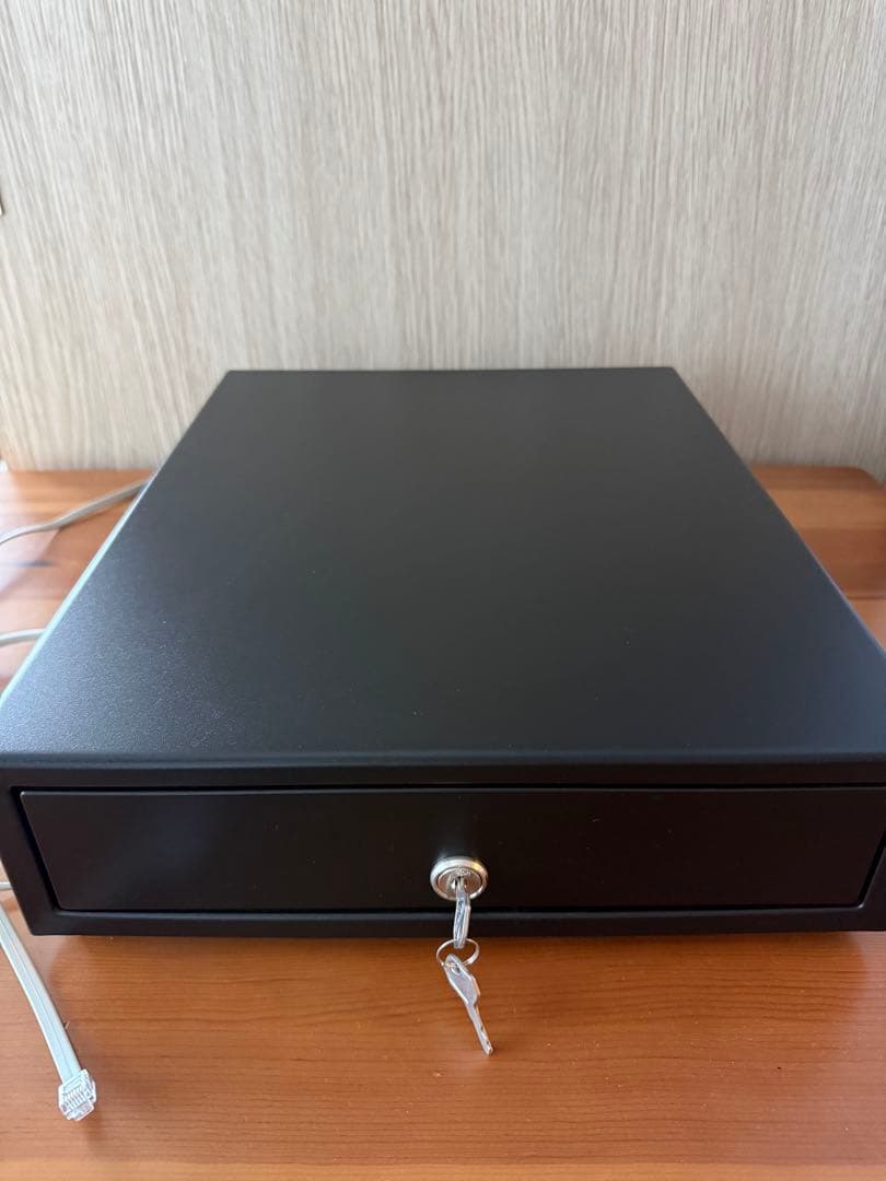 【開封のみ未使用】セイコーインスツル キャッシュドロア 黒 DRW-A01-K