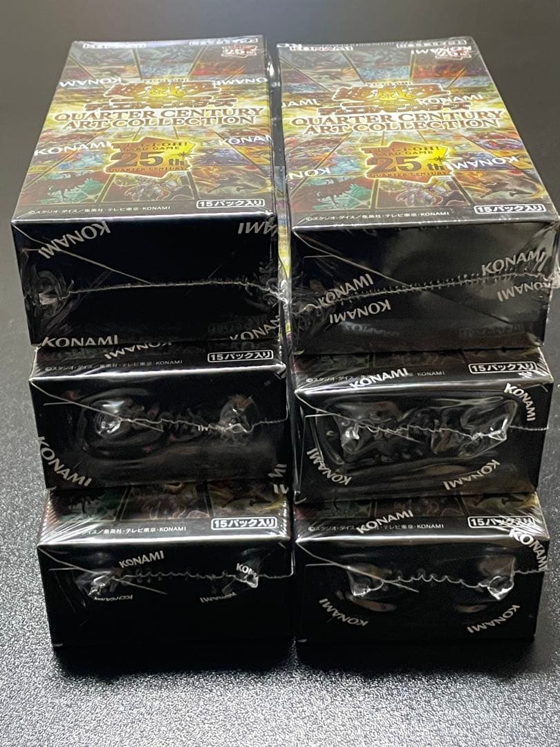 遊戯王 クォーターセンチュリーアートコレクション 6BOX シュリンク付き