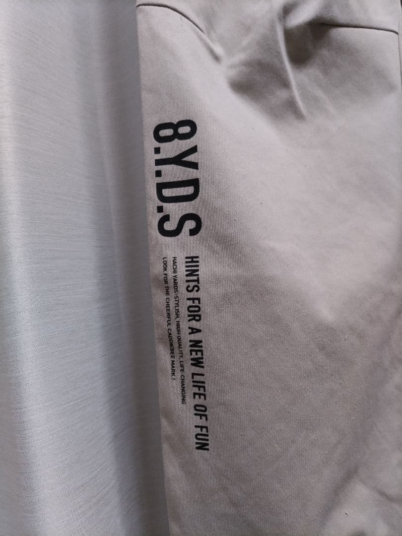 8YARDS ハチヤーズ　ストレッチ　ジョガーパンツ　ベージュ