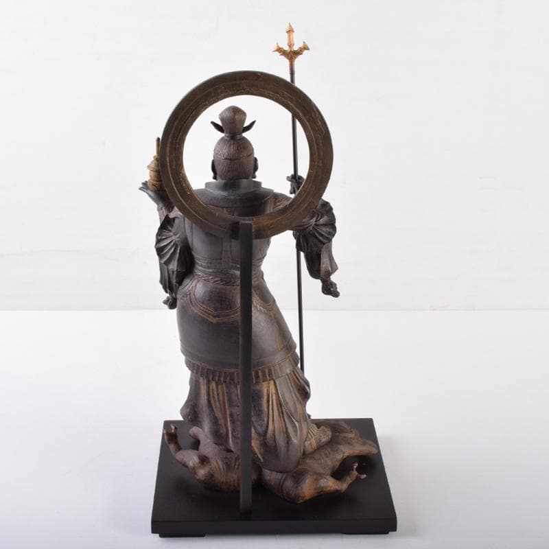 仏教美術　isumu　イスム　樹脂製　レプリカ　毘沙門天像　置物　FR7645B