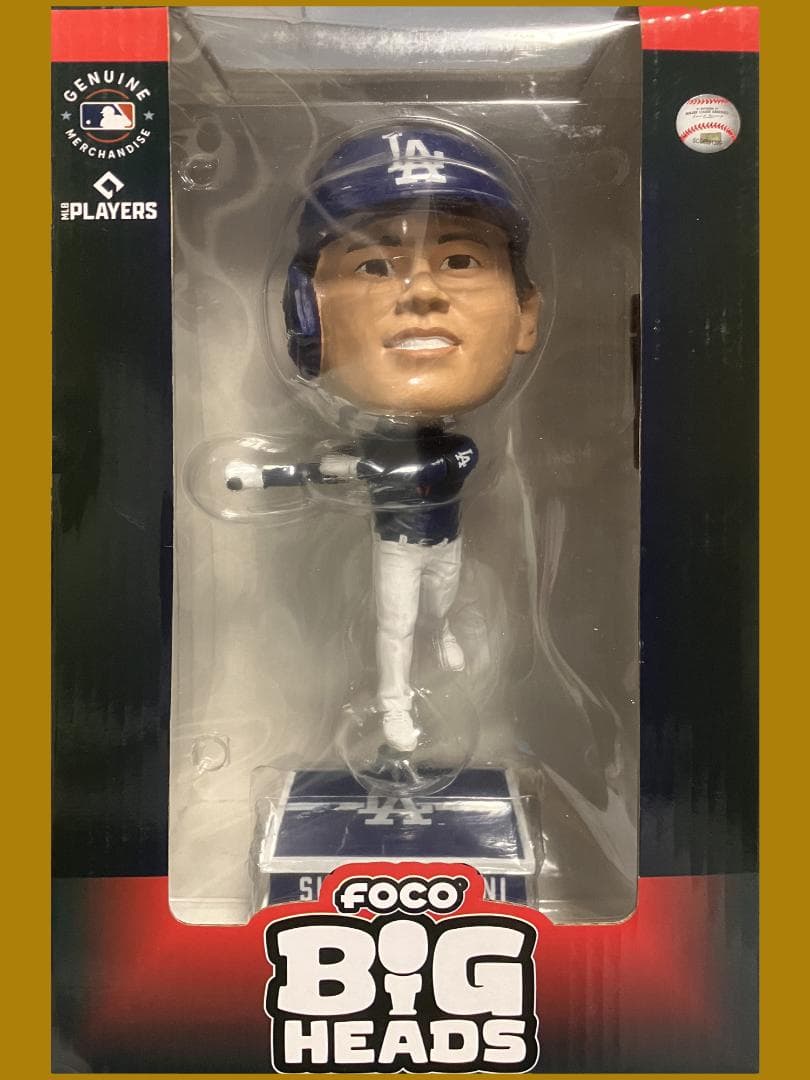 大谷翔平 ボブルヘッド MLB公式 ドジャース シティコネクトユニフォーム 限定