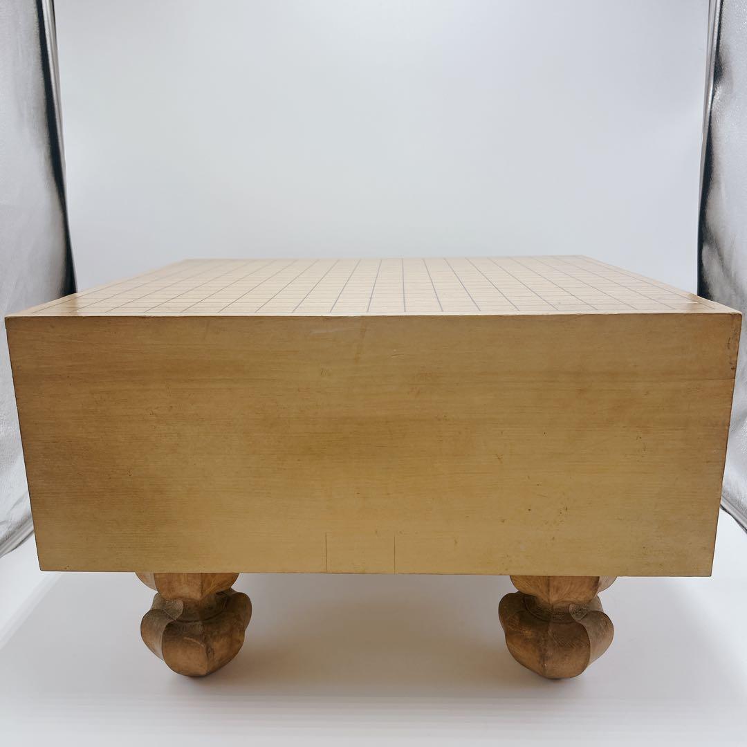 【良品】碁盤 本榧 天柾 ヘソ付き 脚付き 厚み17cm