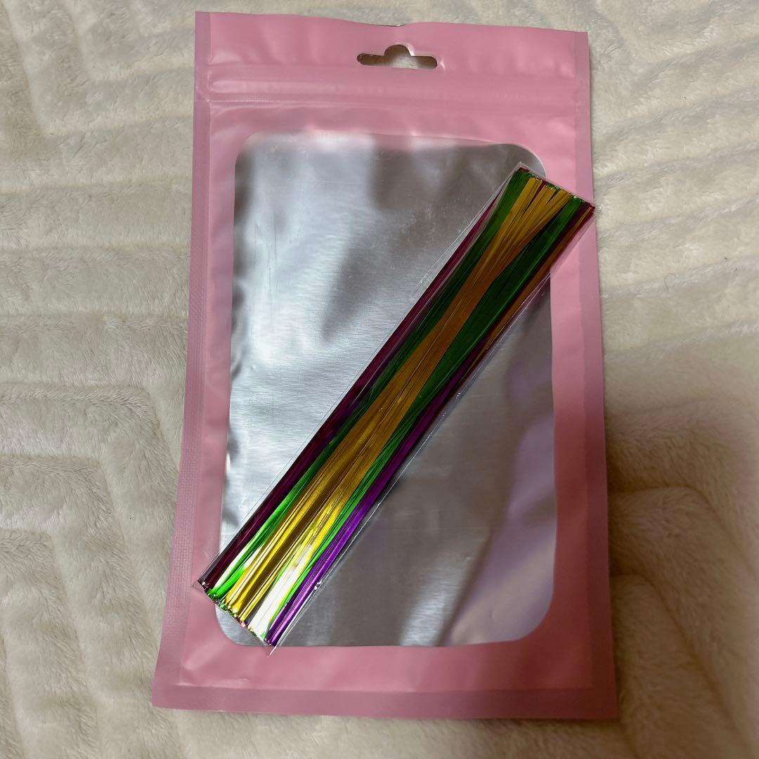 ラッピングタイ プレゼント バレンタイン ハロウィン モール 梱包 未使用