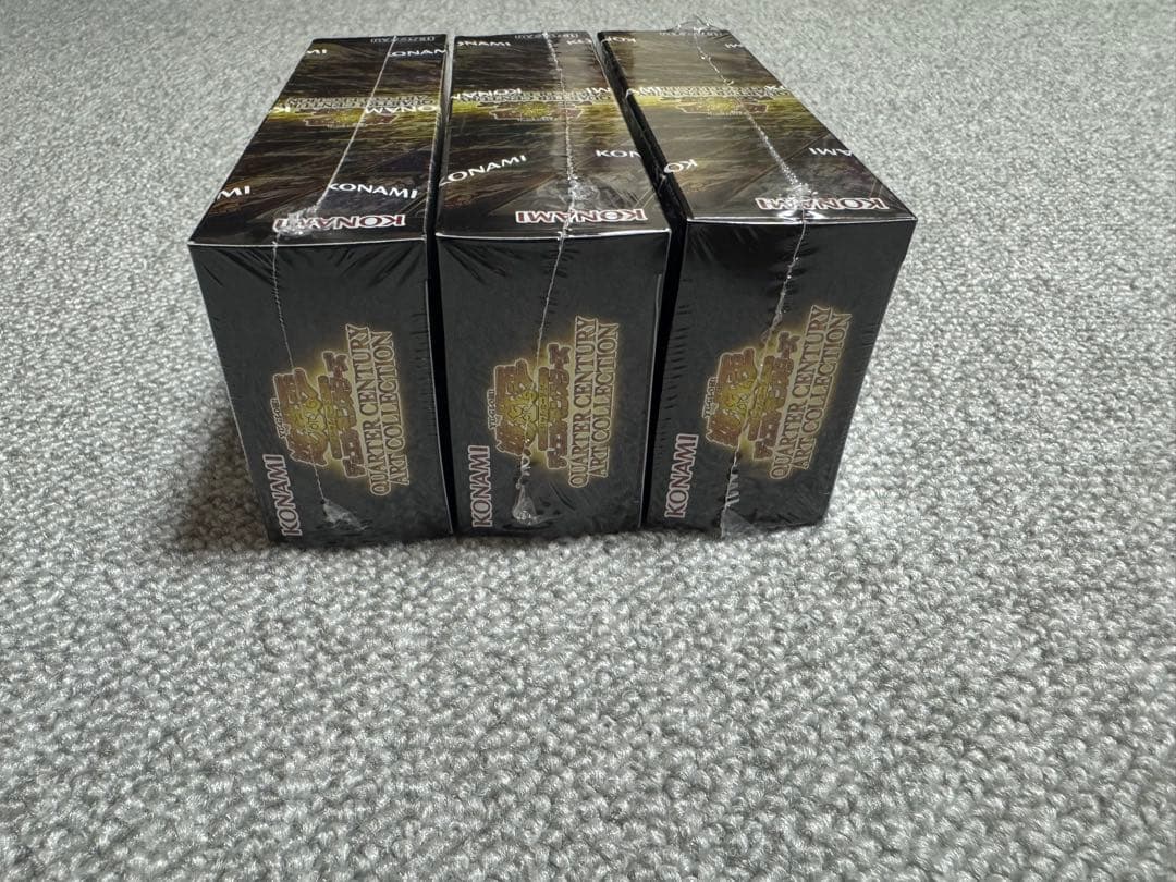 遊戯王 QUARTER CENTURY ART COLLECTION 3ボックス