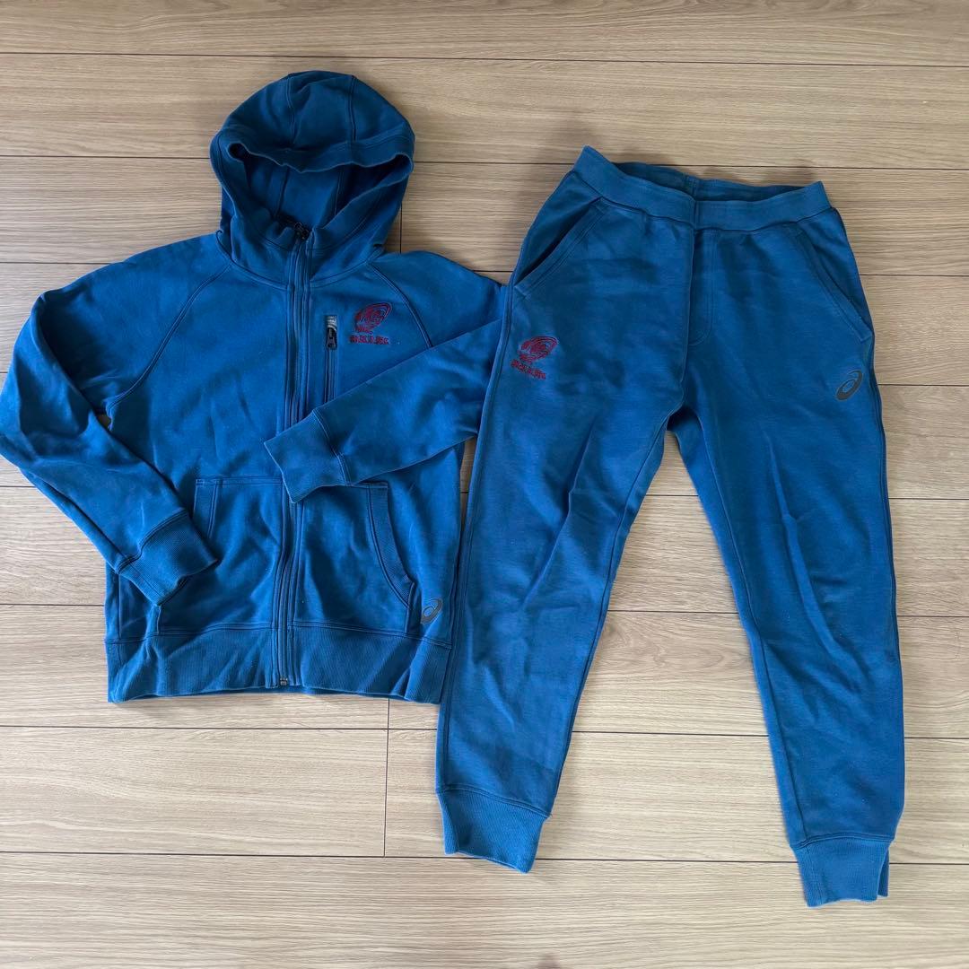 【激レア】早稲田ラグビー　アシックス　セットアップ　Mサイズ