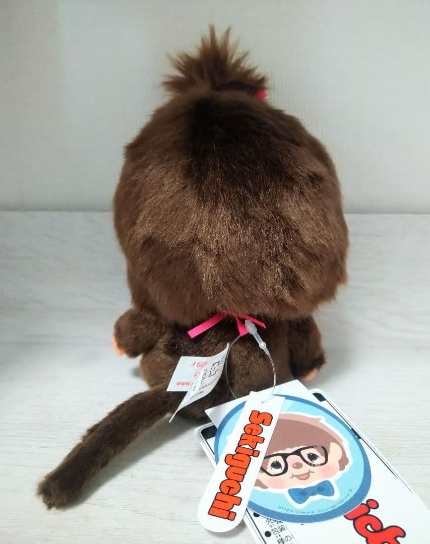 新品 モンチッチ 顔デカ 座り メガネ 香港限定 女の子 726288