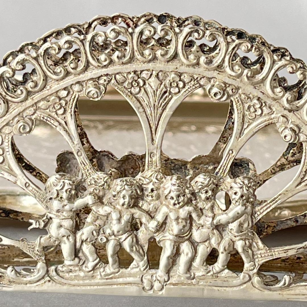 【ドイツ】チュラブの集うのナプキンスタンド 【純銀】ナプキンホルダー