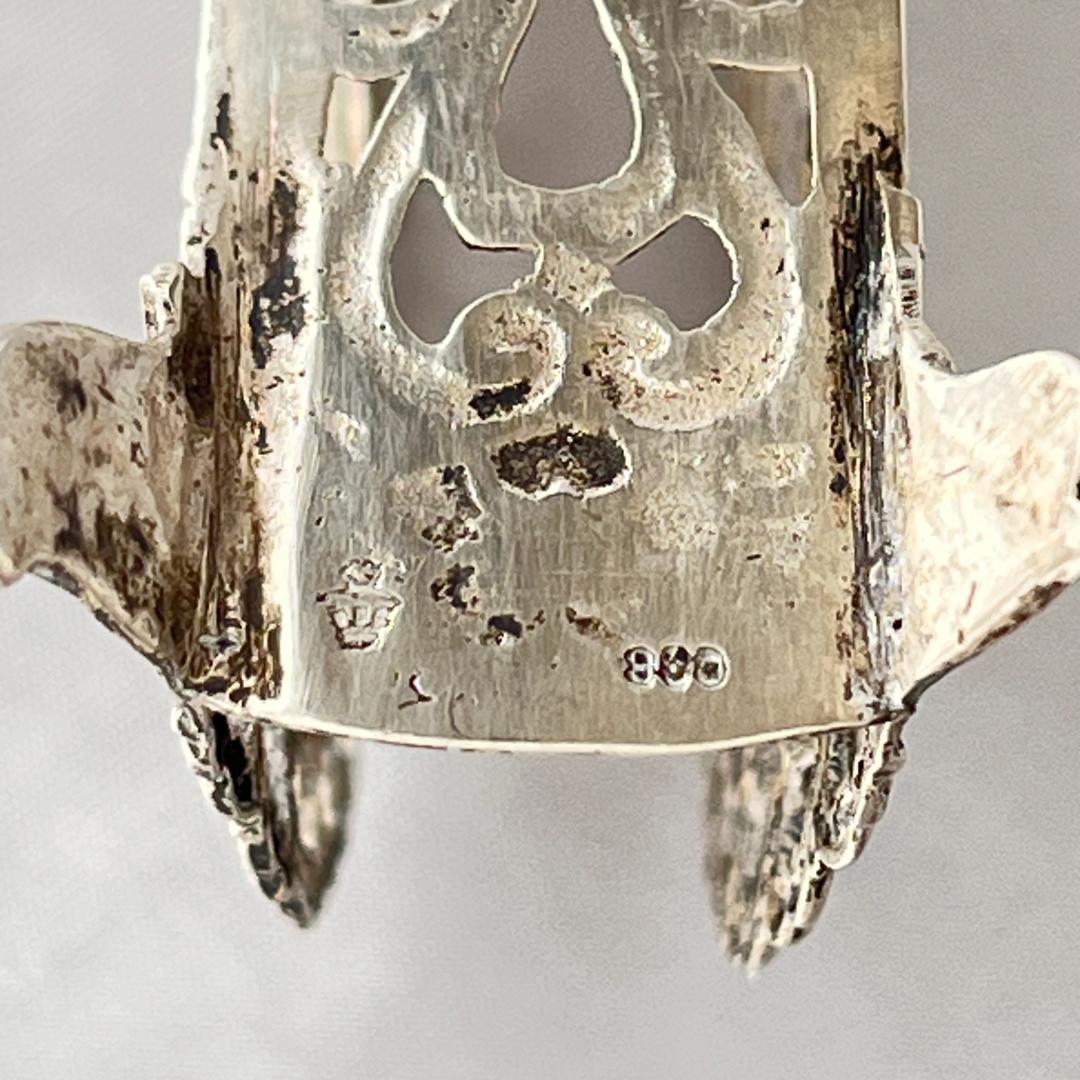 【ドイツ】チュラブの集うのナプキンスタンド 【純銀】ナプキンホルダー