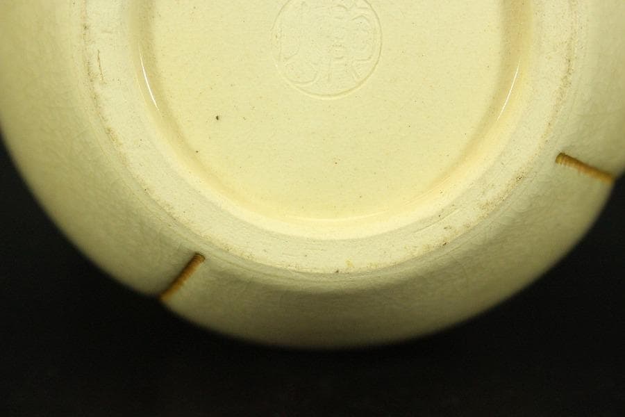 伊藤陶山造 粟田金彩花瓶 在印 共箱(LC501)