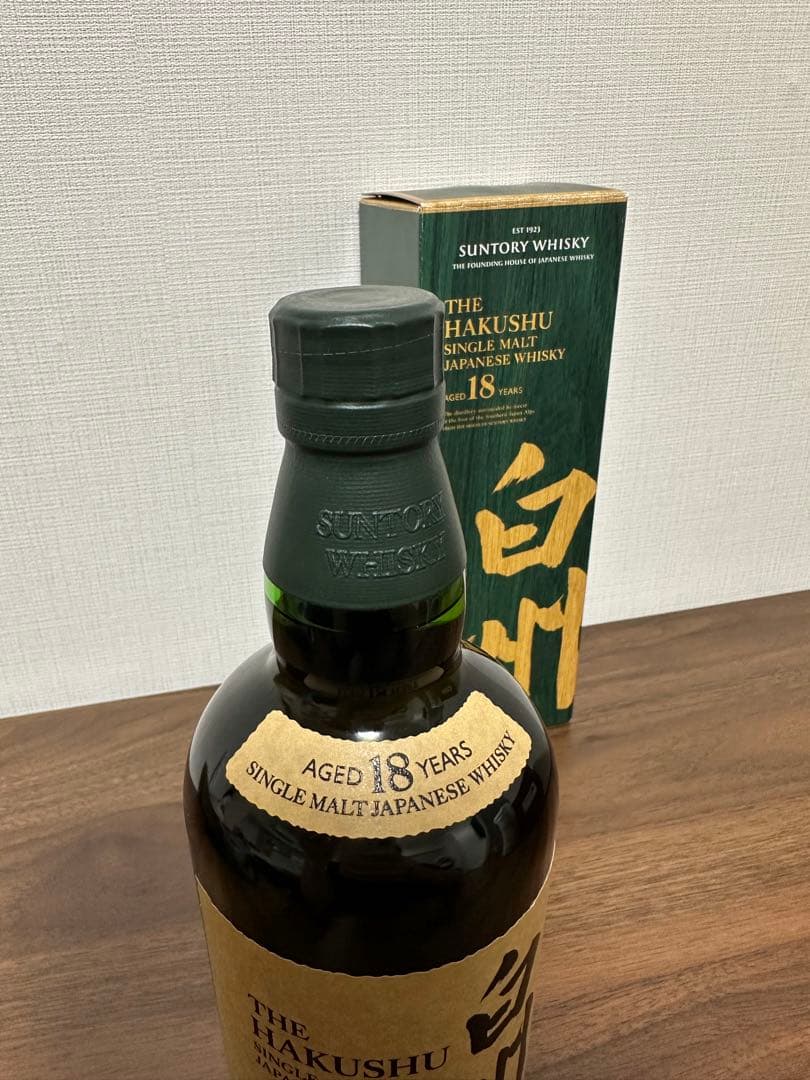 【化粧箱付き 新品未開封】白州 18年 シングルモルトウイスキー 700ml