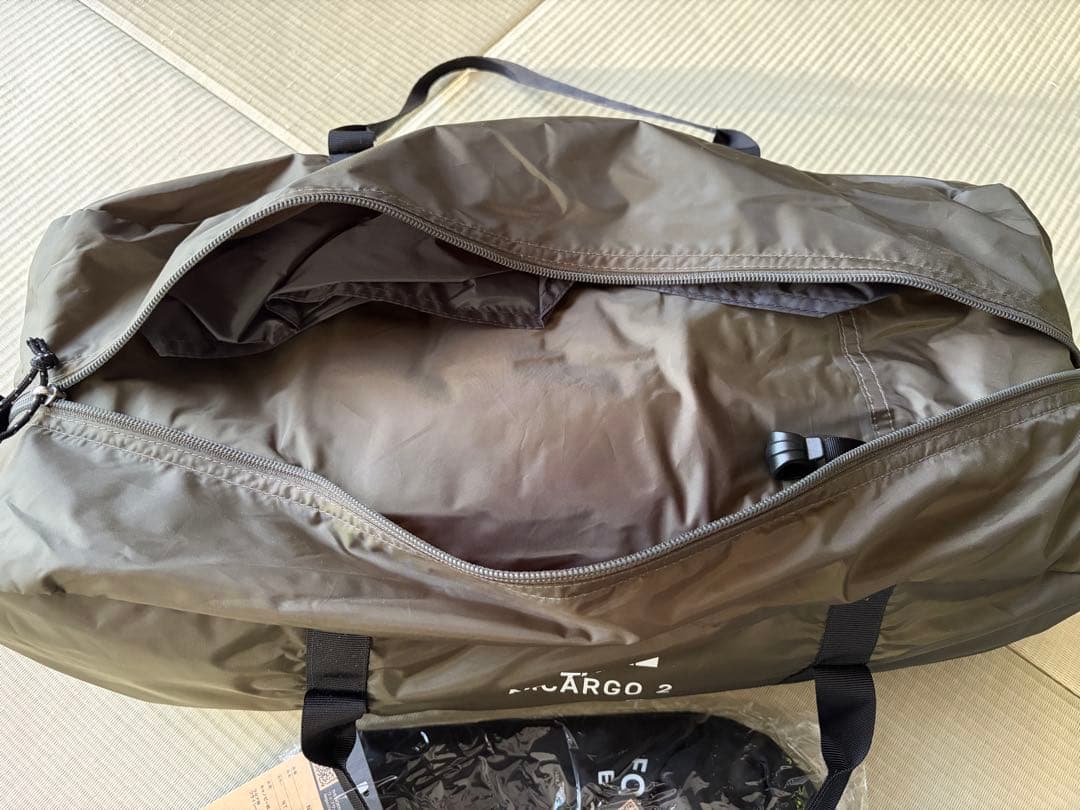 新品未使用　ノースフェイス　エバカーゴ2　フットプリント付き　EVACARGO2