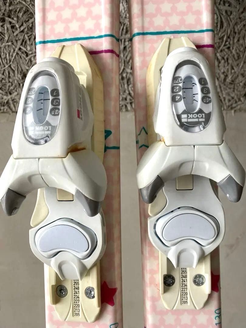 【美品】ROSSIGNOL板130cm ブーツ22.0㎝・ストック95㎝