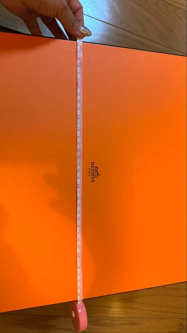 HERMES ギフトボックス オレンジ 約30cm