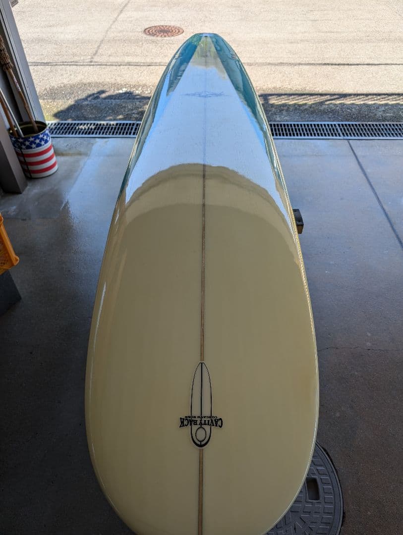 ロングボード 9.1 オーストラリア使用頻度少　傷2か所　引取限定