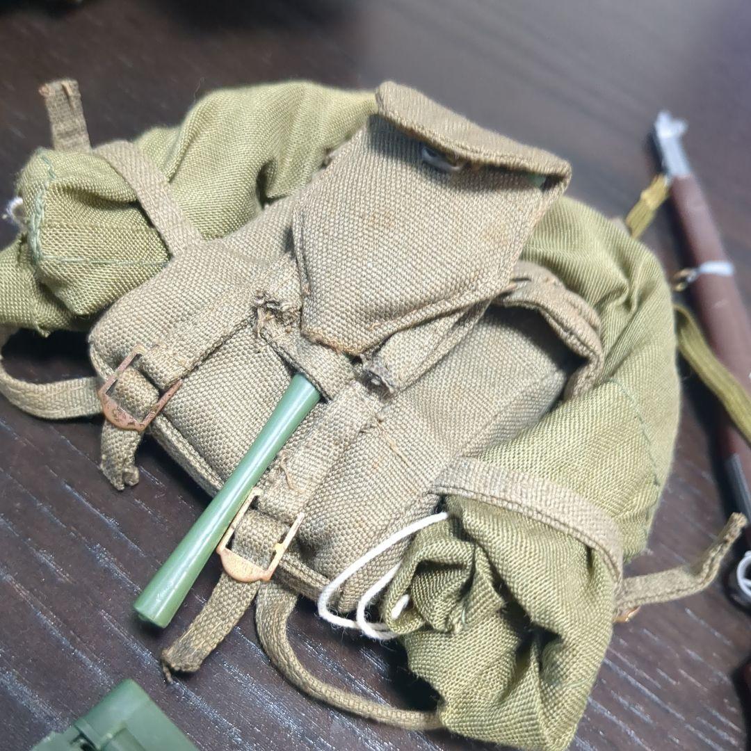 60年代　GIJOE GIジョー 無線機　背嚢　手榴弾 ガーランドライフルなど