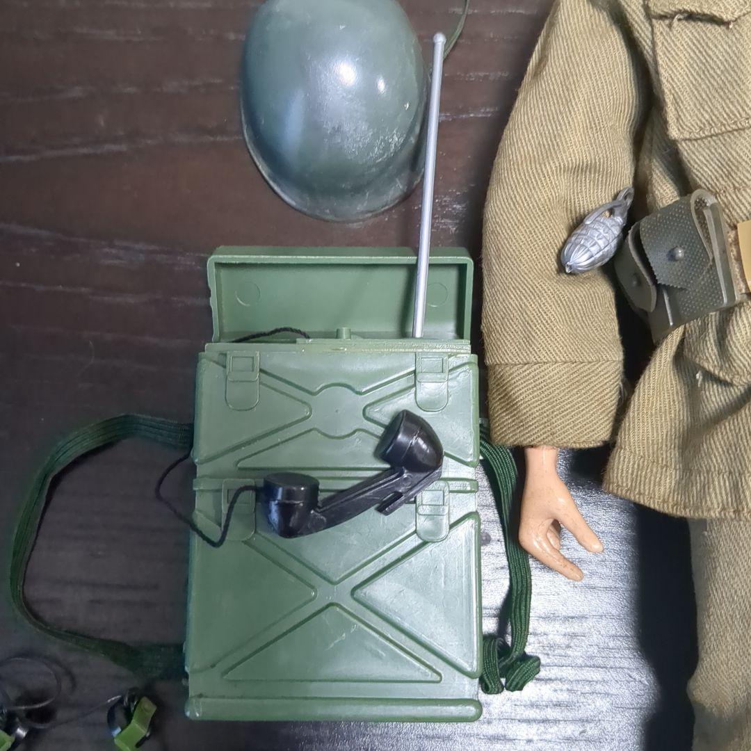 60年代　GIJOE GIジョー 無線機　背嚢　手榴弾 ガーランドライフルなど