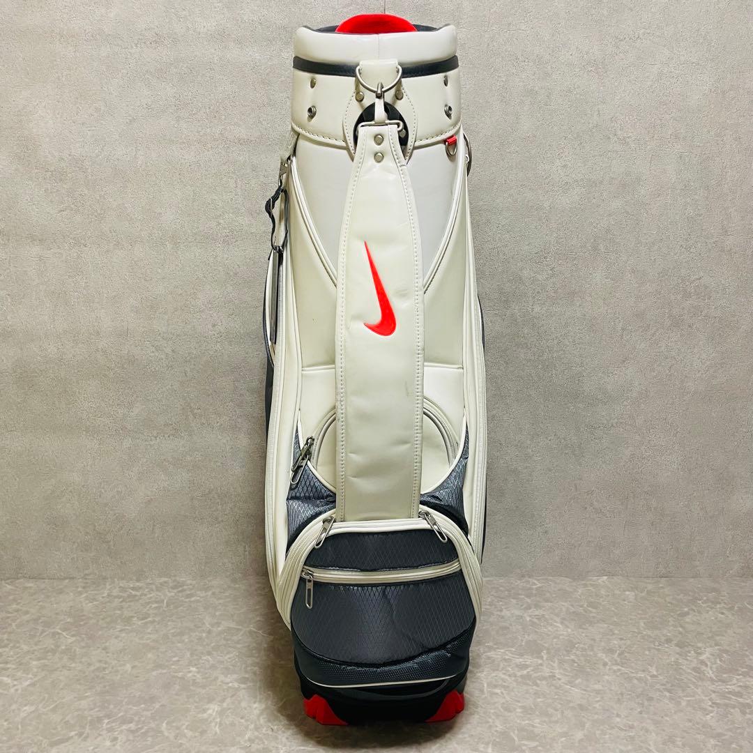 希少 美品 NIKE ナイキ キャディバック エナメル ホワイト 貴重　入手困難